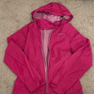 Columbia Fuchsia Hooded Jacket
